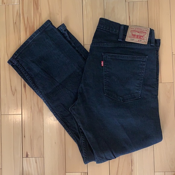 Levi's Other - Levi’s 514 Slim Straight Jeans Size 38x30 Black